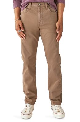 Lucky Brand 223 Straight Leg Stretch Jeans in Cocoa