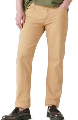 Lucky Brand 363 Relaxed Straight Leg Sateen Jeans in Lion