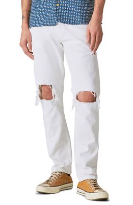 Lucky Brand 410 Athletic Straight Leg Jeans in Liddle