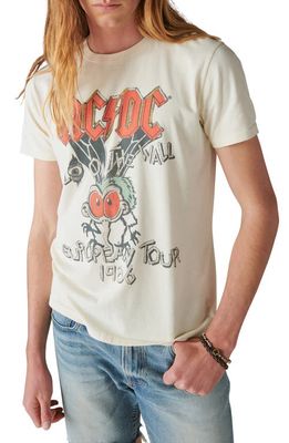 Lucky Brand AC/DC 1986 Tour Graphic T-Shirt in Whitecap Gray