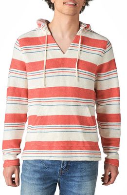 Lucky Brand Baja Stripe French Terry Hoodie in Multi