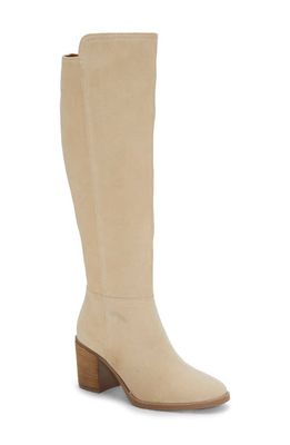 Lucky Brand Bonnay Knee High Boot in Wood Ash Blsods
