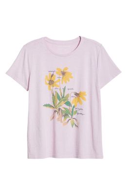 Lucky Brand Change is Good Cotton Blend Graphic T-Shirt in Fairy Tale