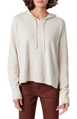 Lucky Brand Cloud Soft Hooded Sweater in Straw Heather