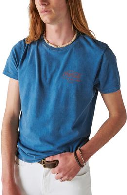 Lucky Brand Coca-Cola Ice Cold Coke Cotton Graphic T-Shirt in Dark Blue