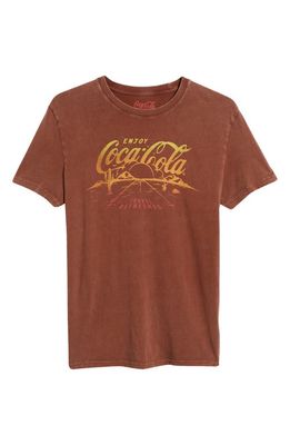Lucky Brand Coca-Cola® Road Cotton Graphic T-Shirt in Cinnamon