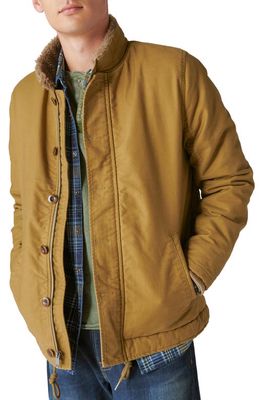 Lucky Brand Deck Jacket in Gothic Olive