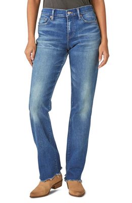 Lucky Brand Easy Rider Raw Hem Mid Rise Bootcut Jeans in Golden Valley