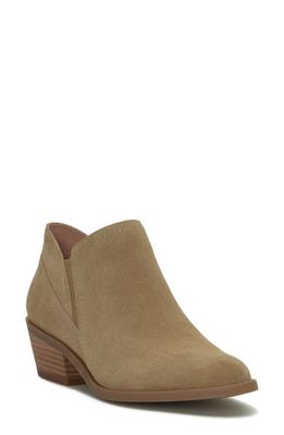 Lucky Brand Fionan Bootie in Distressed Oil Suede