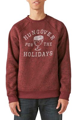 Lucky Brand Hungover for the Holidays Sweatshirt in Port Royale