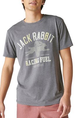 Lucky Brand Jack Rabbit Fuel Graphic Tee in Blackened Pearl