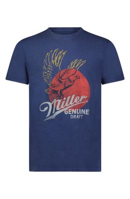 Lucky Brand Miller Eagle Graphic T-Shirt in Dress Blue