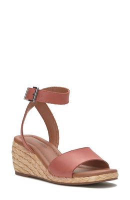 Lucky Brand Nalmo Espadrille Wedge Sandal in Eco Red