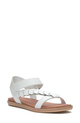 Lucky Brand Natany Flat Sandal in Bright White