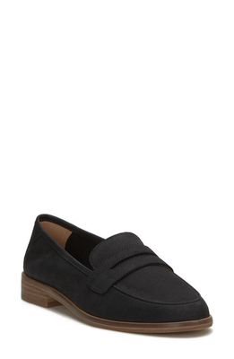 Lucky Brand Parmin Penny Loafer in Black Acanbk