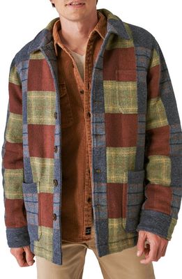 Lucky Brand Patchwork Flannel Chore Jacket