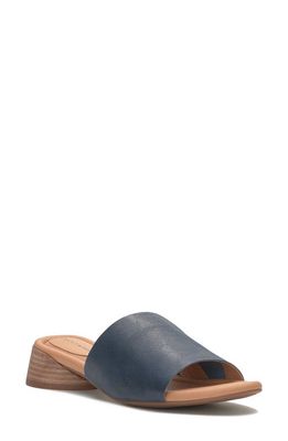 Lucky Brand Raffy Slide Sandal in Navy Blazer