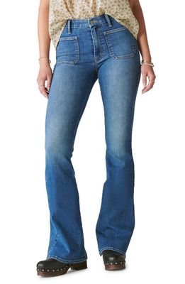 Lucky Brand Stevie High Waist Flare Jeans in Farrah