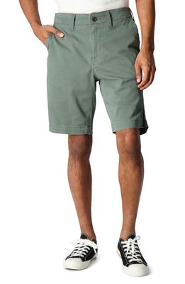 Lucky Brand Stretch Twill Flat Front Shorts in Grey Sage