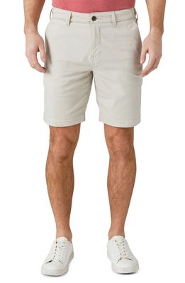 Lucky Brand Stretch Twill Flat Front Shorts in Moonstruck