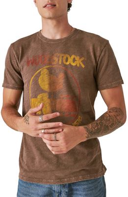 Lucky Brand Woodstock Graphic T-Shirt in Carafe