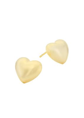 Lucy 14K-Gold-Plated Stud Earrings