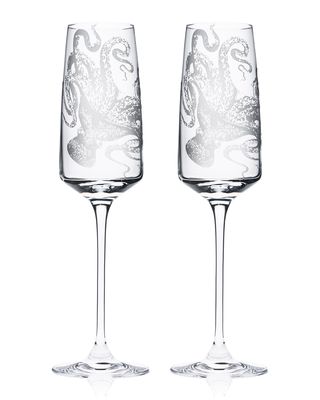Lucy Champagne Flutes, Set of 2