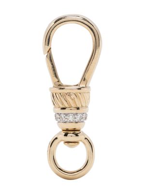 Lucy Delius Jewellery 14kt yellow gold Albert Clip diamond charm