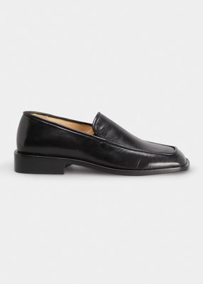 Lucy Lambskin Leather Loafers