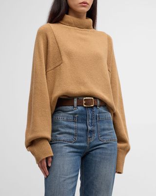 Lucy Turtleneck Cashmere Sweater