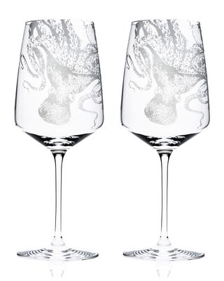 Lucy White Wine Glasses, Set of 2