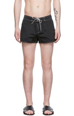 Ludovic de Saint Sernin Black Polyester Shorts
