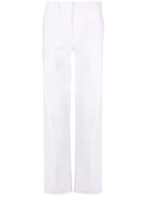 Ludovic de Saint Sernin slim-cut cotton trousers - White