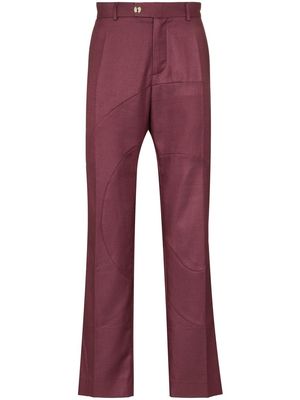 LUEDER panelled tailored trousers - Neutrals
