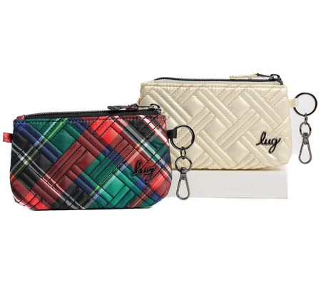 Lug Set of 2 Quilted Coin Pouches - Metro XL