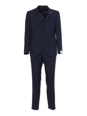 Luigi Bianchi Mantova Blue Mens Suit