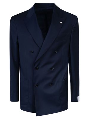 Luigi Bianchi Mantova Double-breasted Classic Blazer