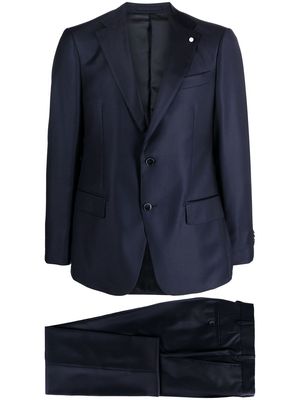 LUIGI BIANCHI MANTOVA single-breasted tailored suit - Blue