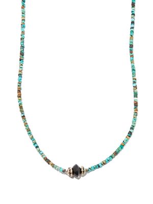 LUIS MORAIS 14kt yellow gold multi-stone necklace