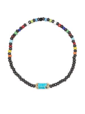 LUIS MORAIS turquoise bolt bead bracelet - Grey