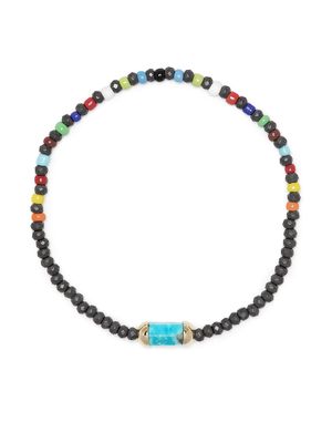 LUIS MORAIS turquoise bolt bead bracelet - Multicolour