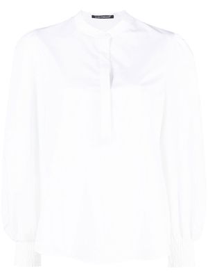 Luisa Cerano band collar shirt - White