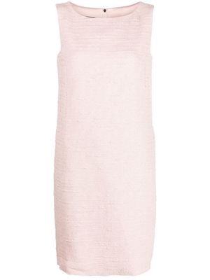 Luisa Cerano bouclé sleeveless dress - Pink