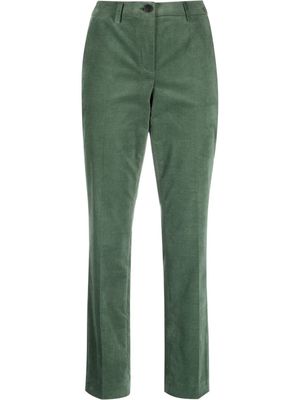 Luisa Cerano cropped-leg flared trousers - Green