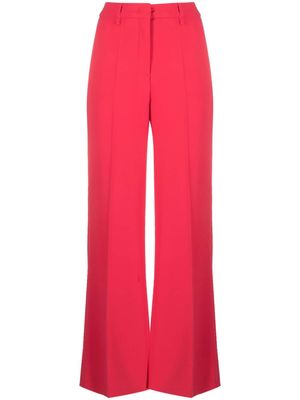 Luisa Cerano pressed-crease concealed-fastening tailored trousers