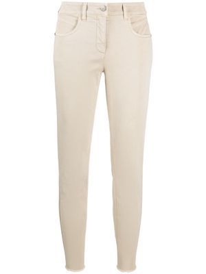 Luisa Cerano slim-fit cropped trousers - Neutrals