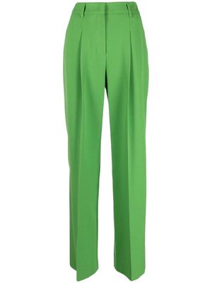 Luisa Cerano straight-leg tailored trousers - Green