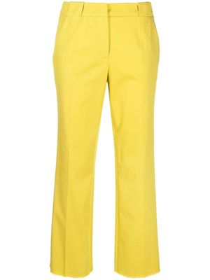 Luisa Cerano tailored straight leg trousers - Yellow