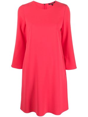 Luisa Cerano three-quarter sleeve minidress - Pink