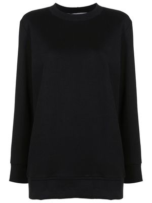 LUIZA BOTTO crew-neck long-sleeve sweatshirt - Black